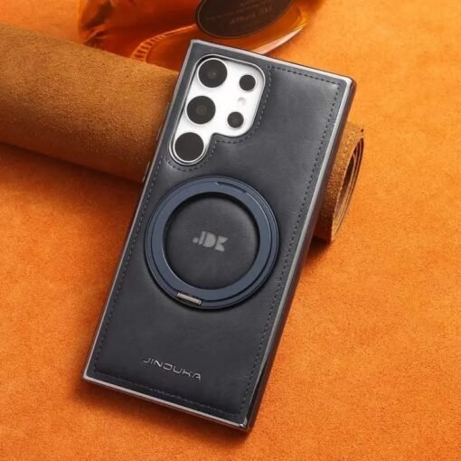 Fun Casery Magnetic Kickstand Shockproof Leather Case for SAMSUNG GALAXY S25/S24 ULTRA SERIES - Image 3