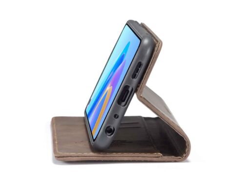 Oppo A76/A96 CaseMe leather Flip Cover - Image 11