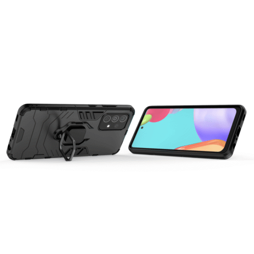Black Panther Shockproof Armor Ring Case for Samsung Galaxy A23 - Image 12