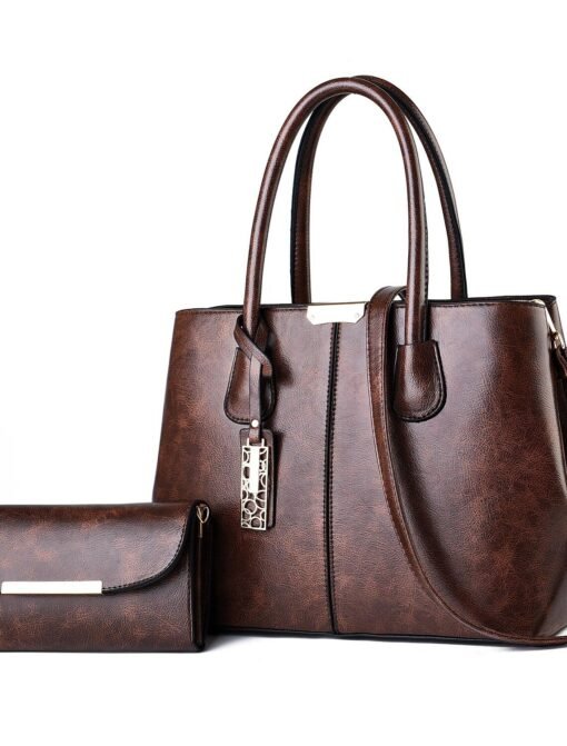 Cocifer Fashion Designer 2-in-1 Premium Quality Tote Ladies Handbag Set - Image 10
