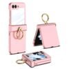 Samsung Galaxy Z Flip 5 5G GKK Ring Holder Hinged Case with Screen Film Protective Cover