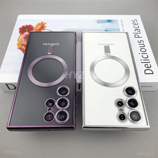 Samsung Galaxy S24/S23 /S22 Ultra MagSafe Case With Built-in Camera Lens Protector - Image 23