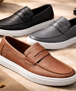 Luxury Leather Slip-On Loafers