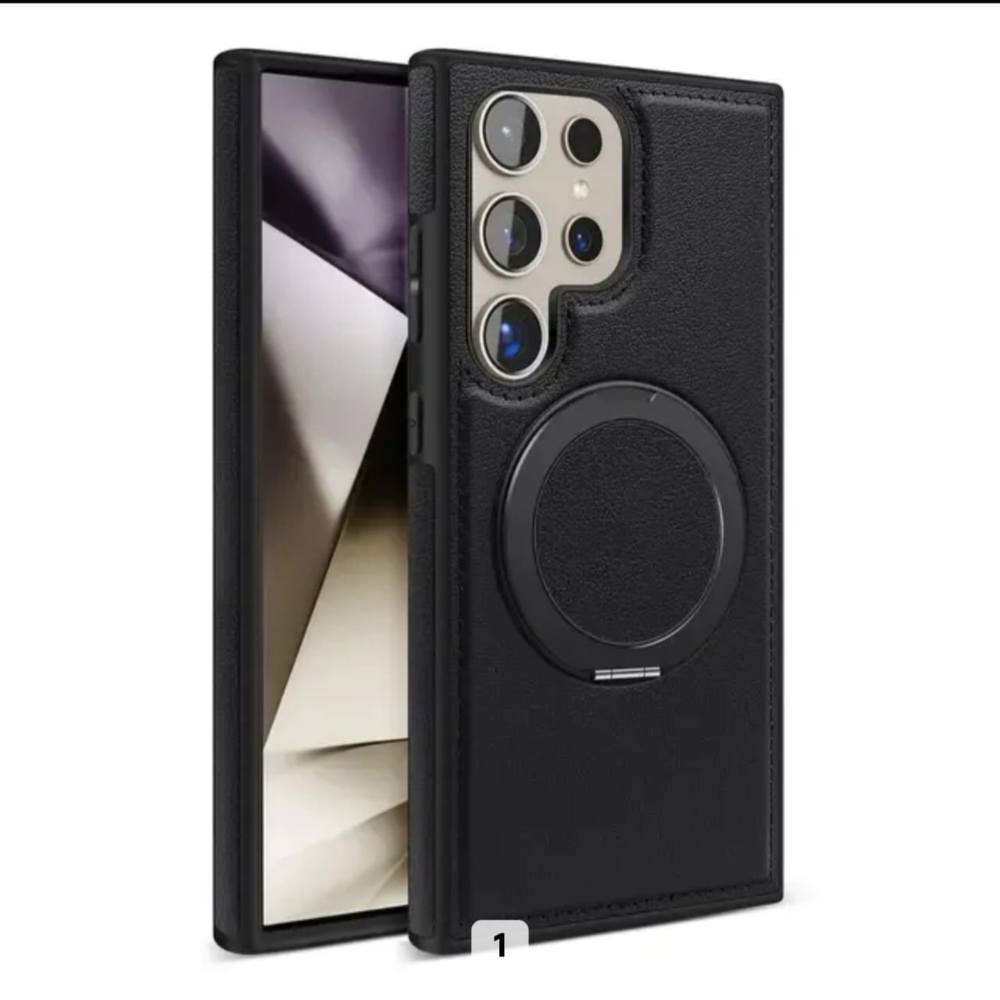 Samsung Leather Magnetic Case - Image 3