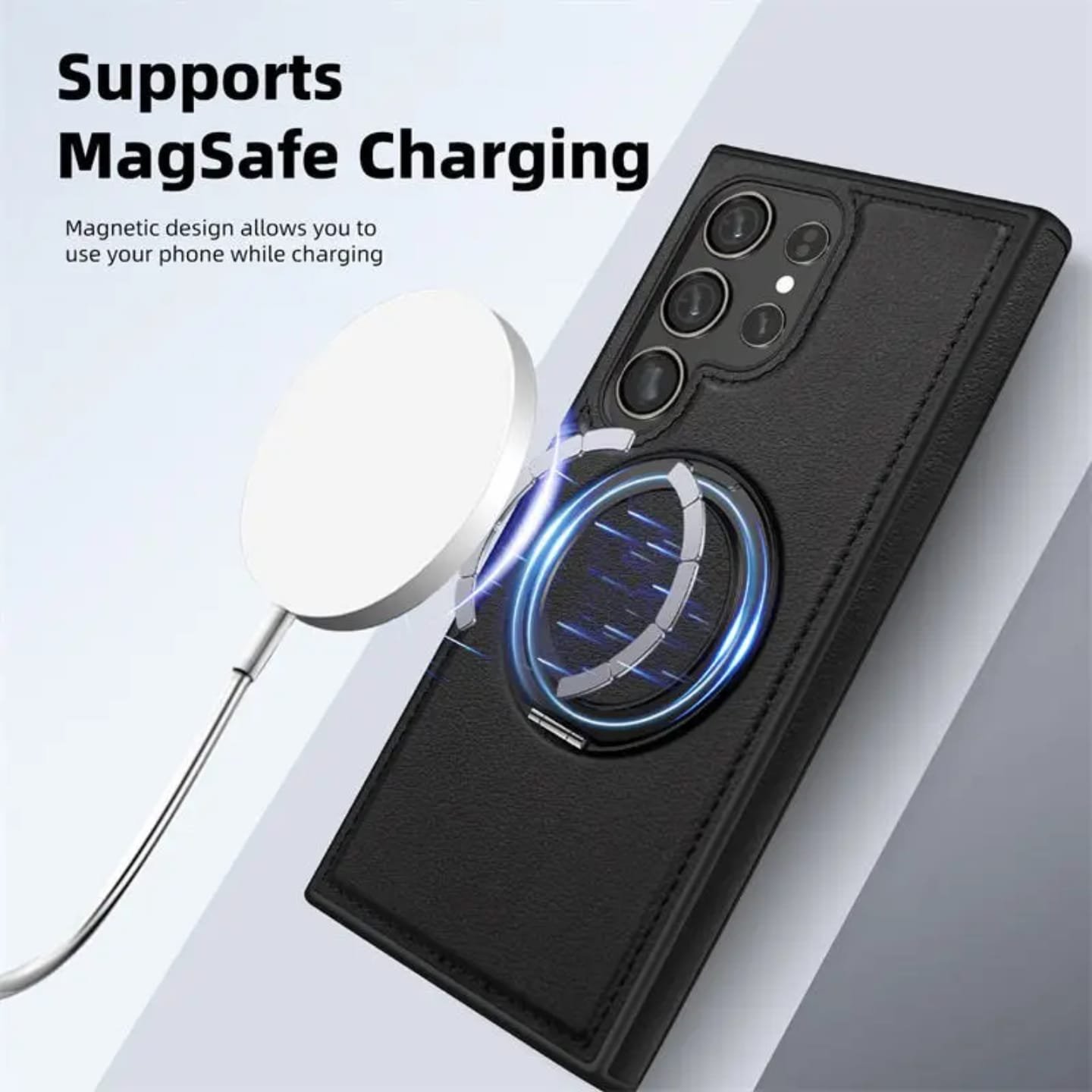 Samsung Leather Magnetic Case - Image 9