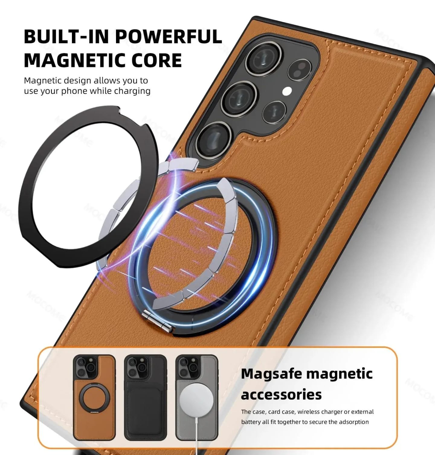 Samsung Leather Magnetic Case - Image 6