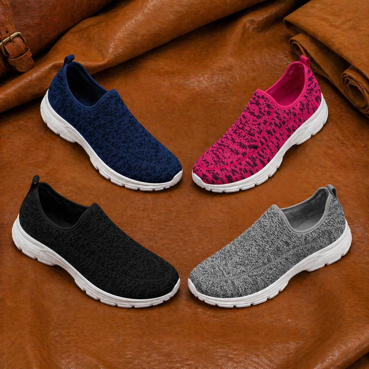 FlexEase Comfort Slip-On Sneakers