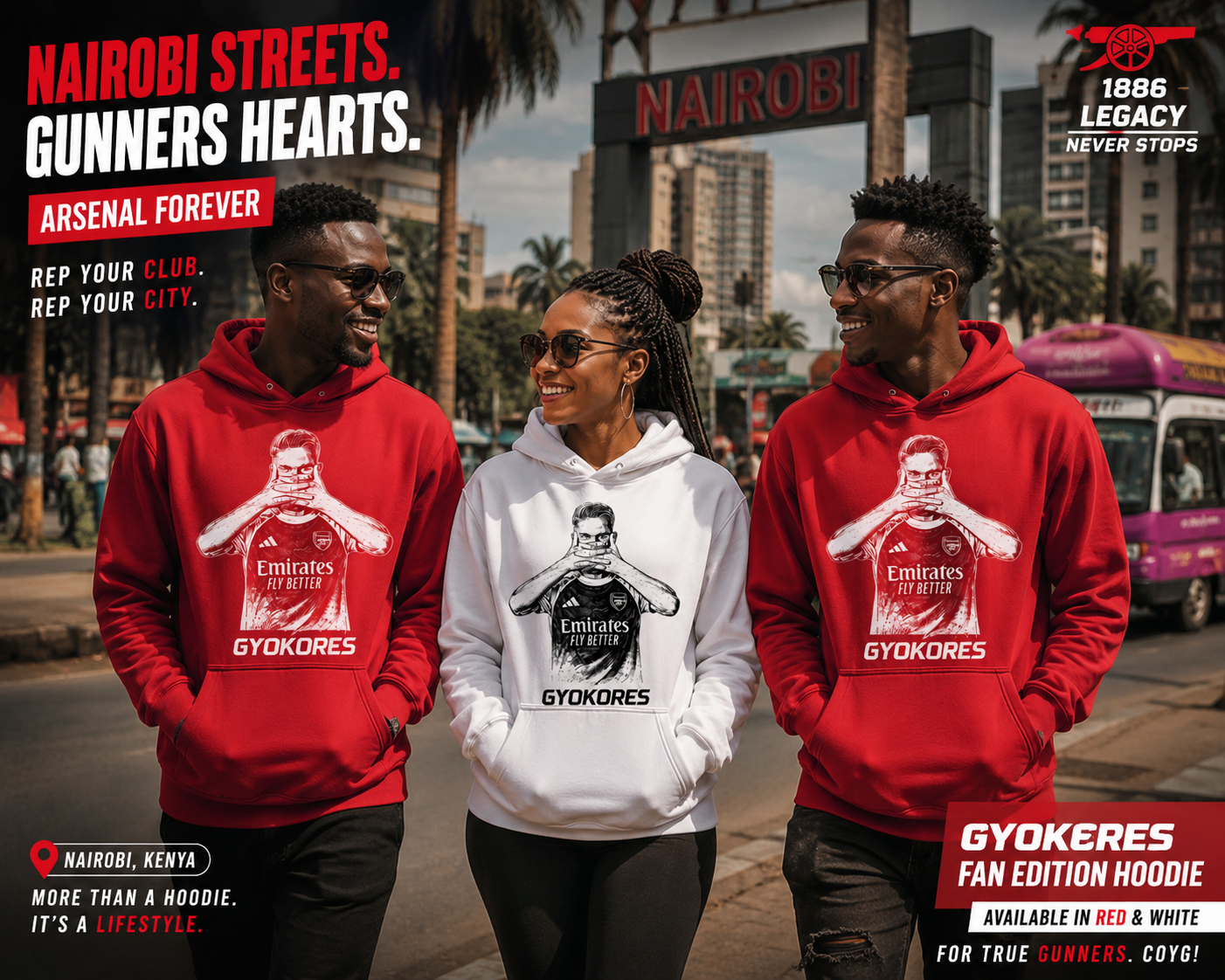 Gunners Legacy Hoodie - Image 4