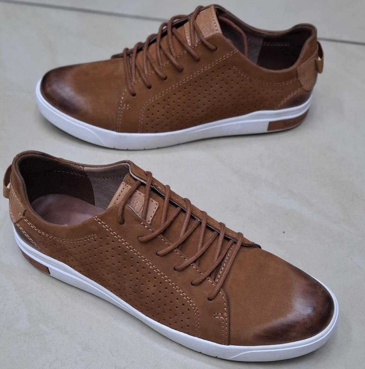 Uncut Leather Sneakers - Image 2