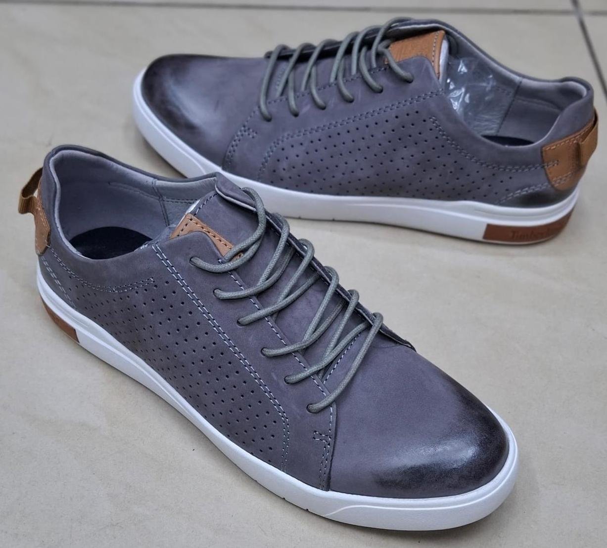 Uncut Leather Sneakers - Image 3