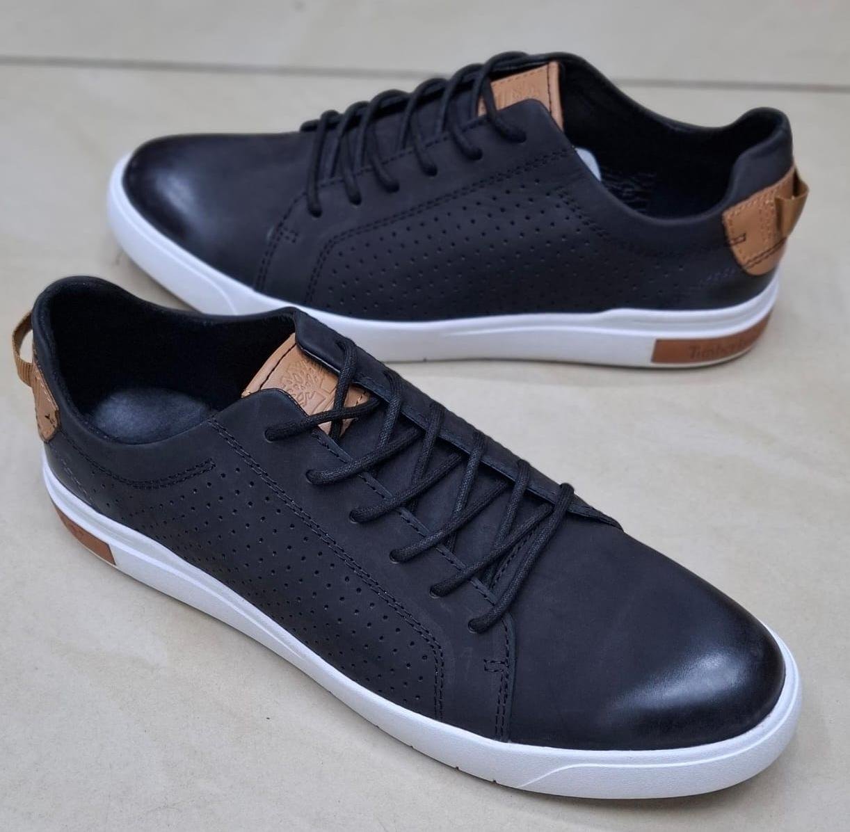 Uncut Leather Sneakers - Image 4