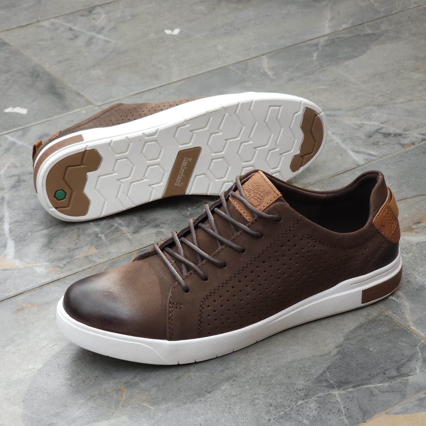 Uncut Leather Sneakers - Image 5
