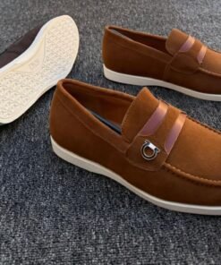 Suede Loafers