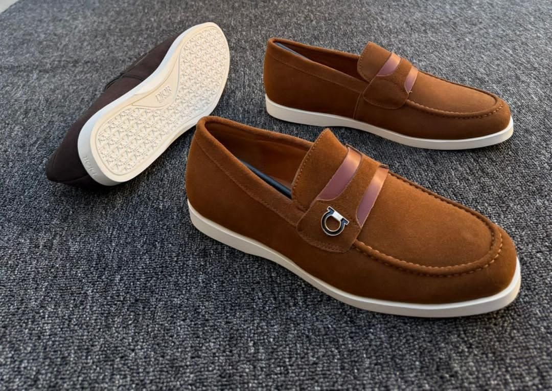 Suede Loafers