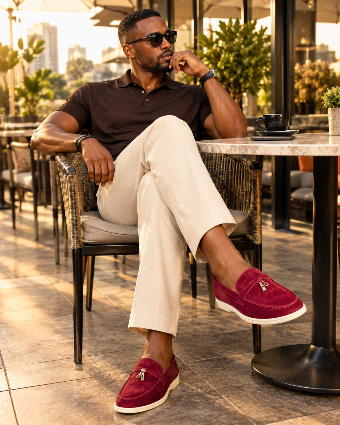 Luxe Suede Loafers - Image 7