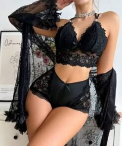 VELORA 3-Piece Lace Set